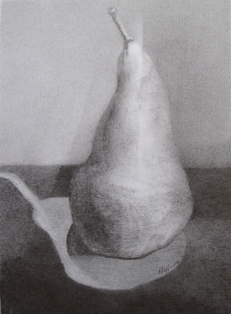 4,Pear 30x21 Pencil Drawing 2011