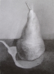 4,Pear 梨子 30x21.2011, Pencil Drawing 铅笔素描