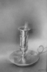 5,Candle Holders 蜡烛台. 34x27. 2010，Pencil Drawing，铅笔素描