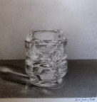 6,Glass Holders 玻璃烛台 28x34.2010, Pencil Drawing铅笔素描