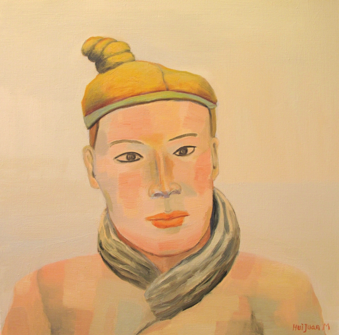 1,Warrior 50x50 Oil on canvas 2013