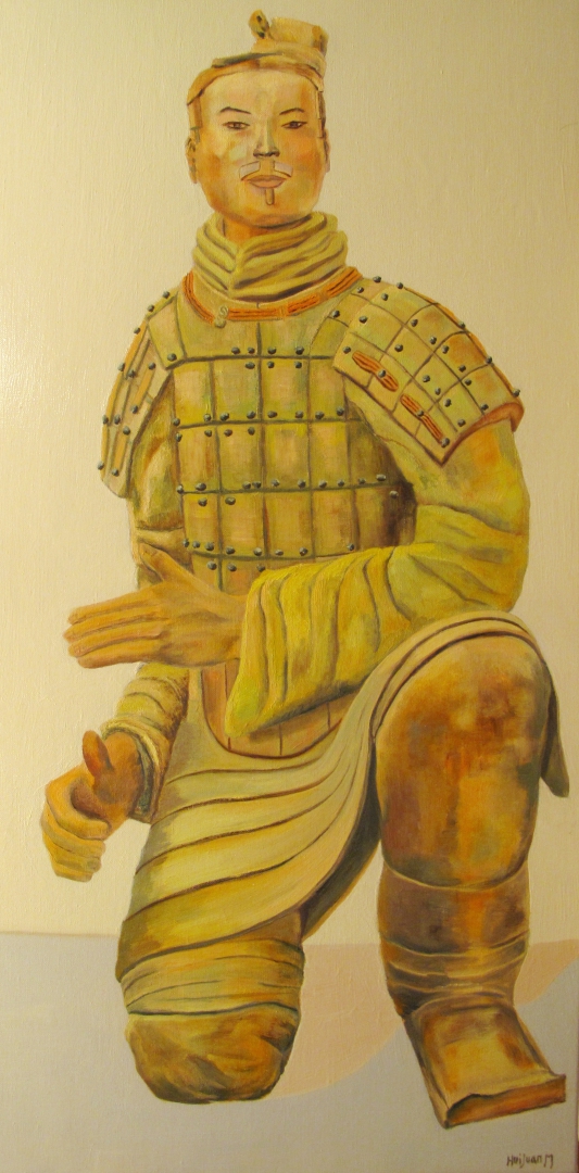 11. 兵俑 100x50 布面油画 2013