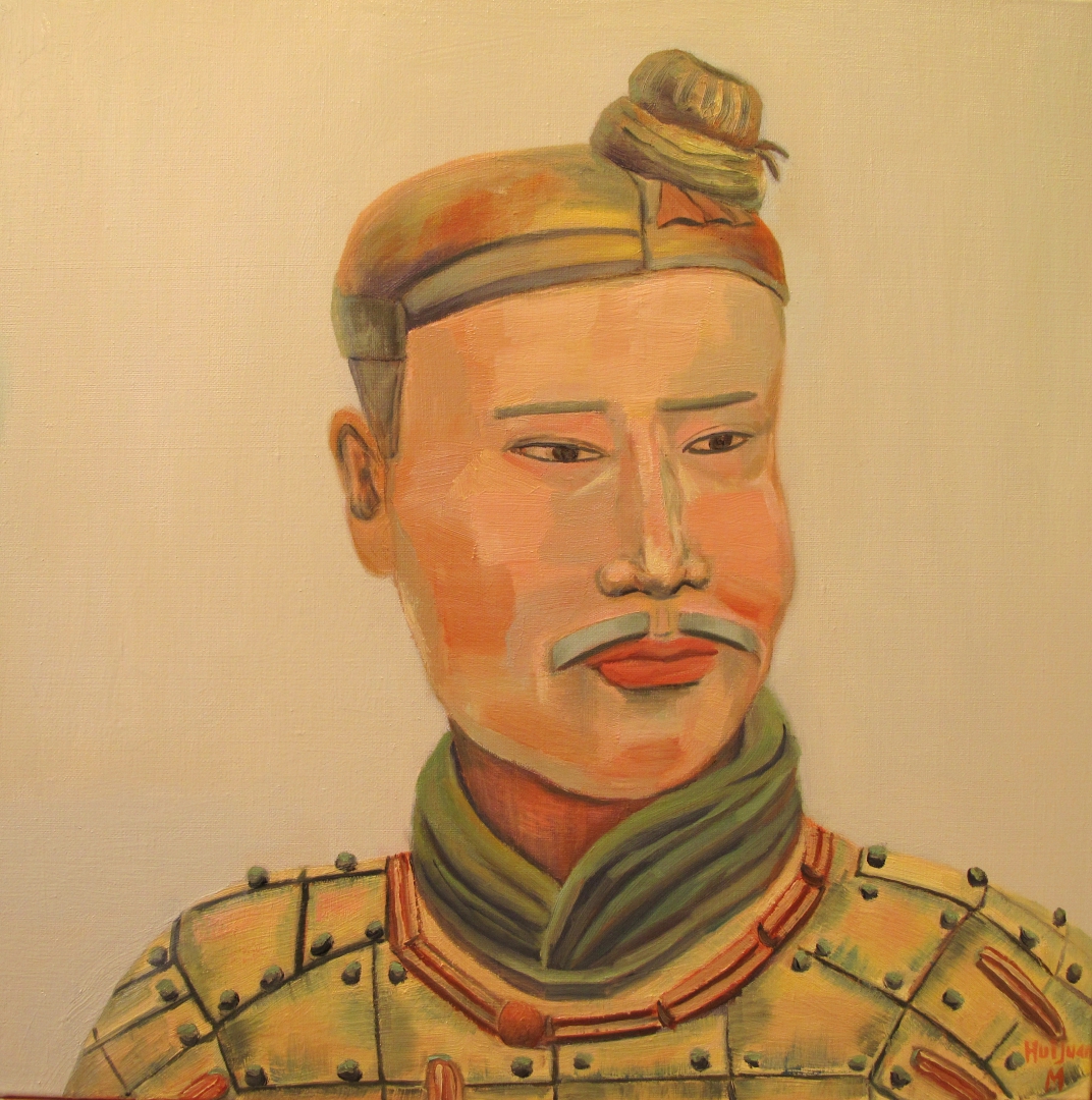 2, 兵俑 50x50 布面油画 2013