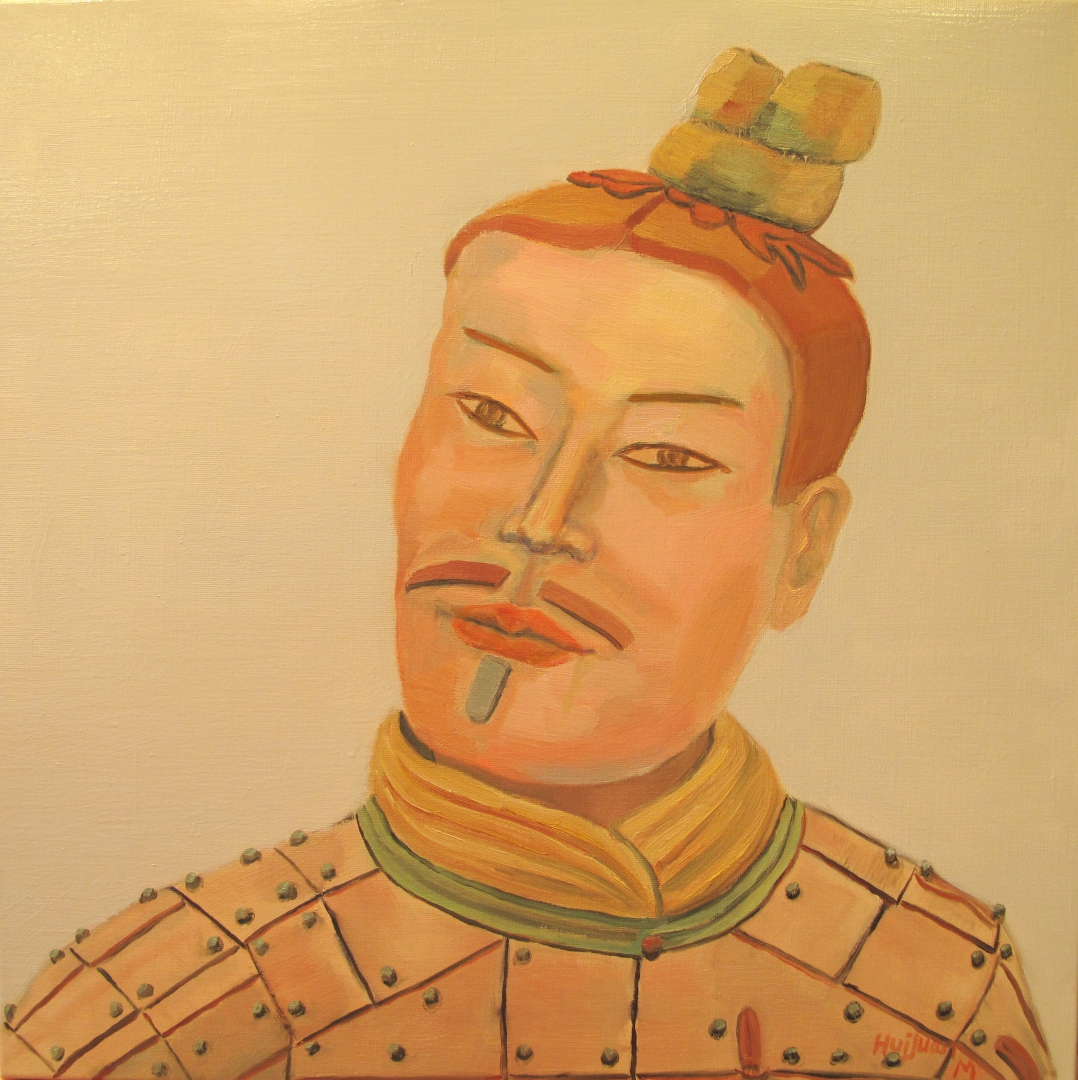 3,Warrior 50x50 Oil on canvas 2013