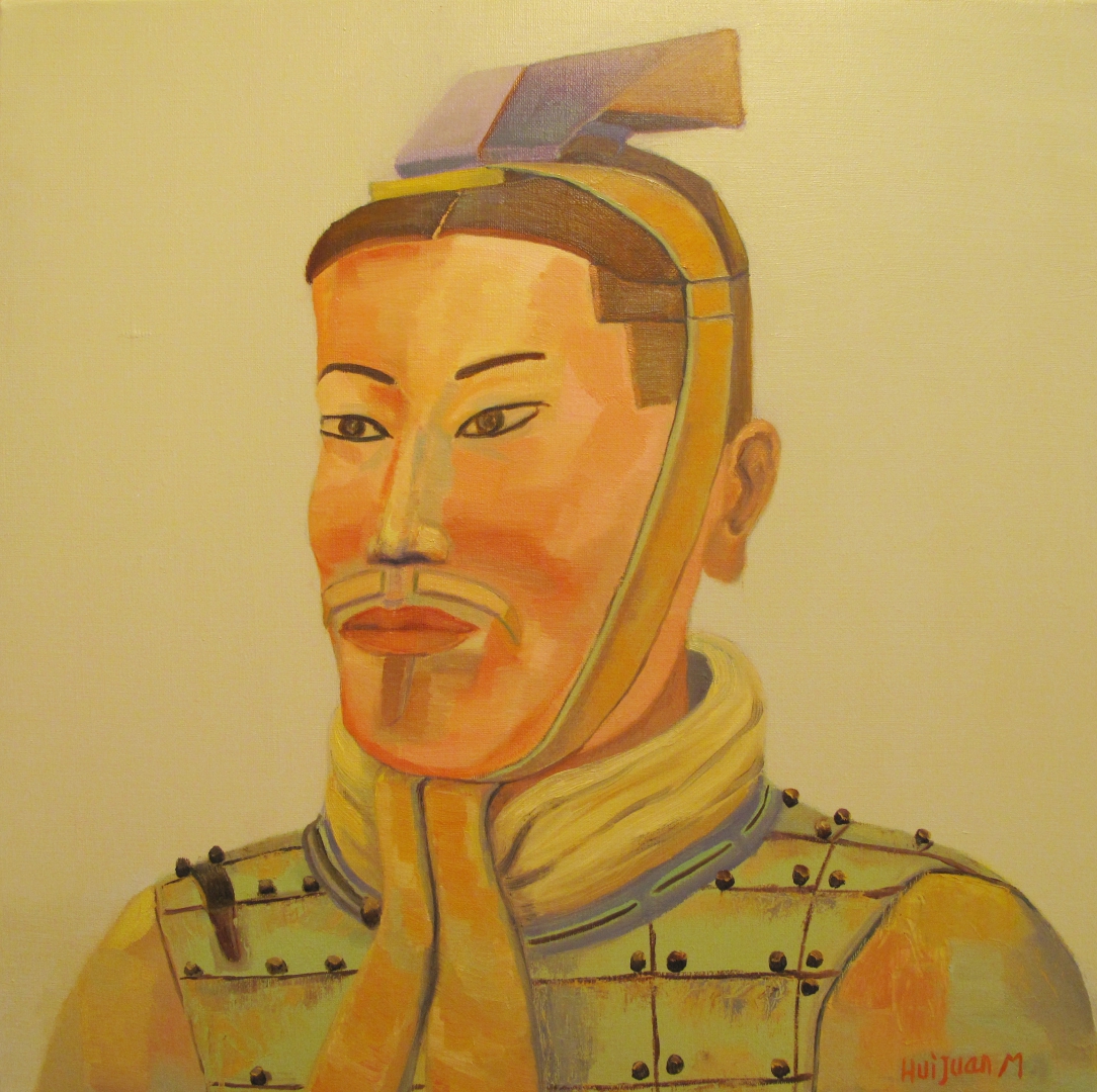 4, 兵俑 50x50 布面油画 2013