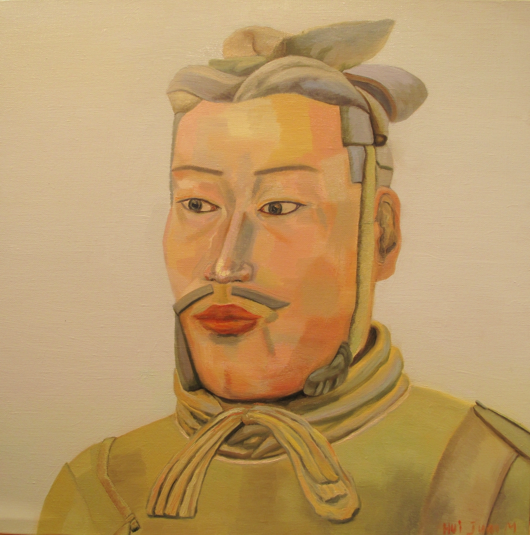 7,Warrior 50x50 Oil on canvas 2013