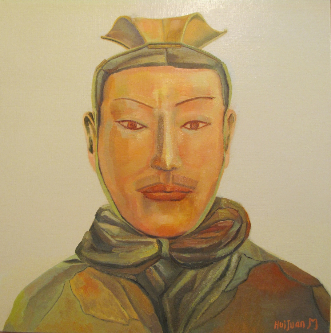 8, 兵俑 50x50 布面油画 2013