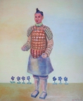 15，New Life 新生活75x62 .2012, Oil ob canvas 麻布油画